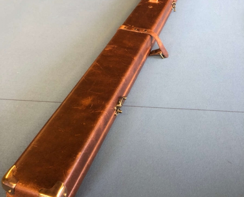 Brown Leather Cue Case